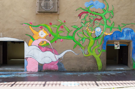 福岡市動物園　旧マレーグマ舎　獣舎入口