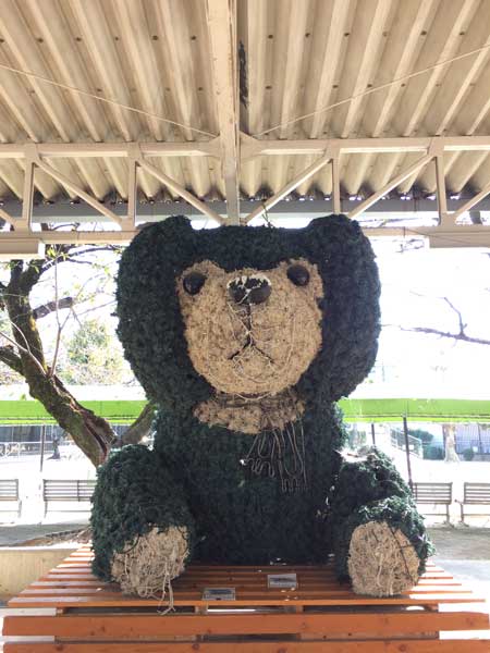 徳山動物園 中央ステージ 電飾ツヨシくん