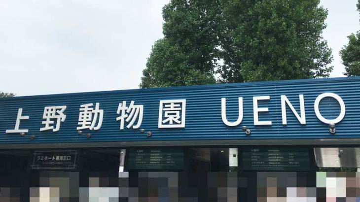 上野動物園 仮設の表門